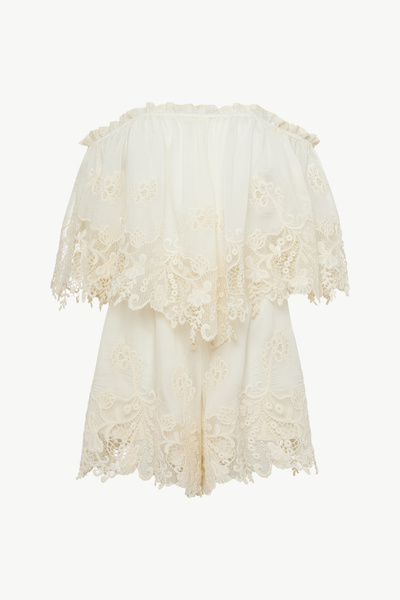 ΟΛΟΣΩΜΟ ΣΟΡΤΣ ΜΕ ΔΑΝΤΕΛΑ OFF-SHOULDER