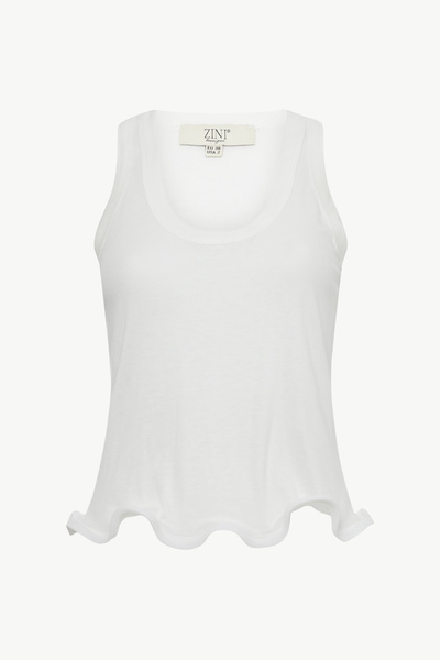 RUFFLED TANK TOP