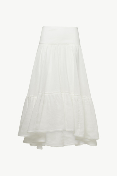 MAXI SKIRT WITH RUFFLES