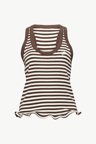 TANK TOP WITH RUFFLE