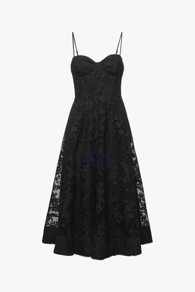 LACE MIDI DRESS