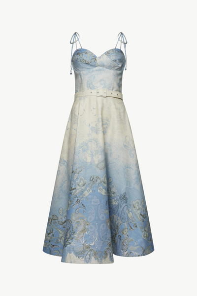 MIDI DRESS WITH BELT
