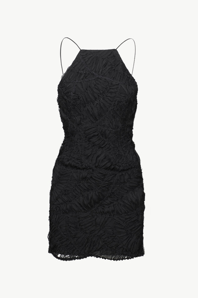 TEXTURED MINI DRESS