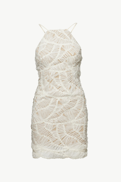 TEXTURED MINI DRESS