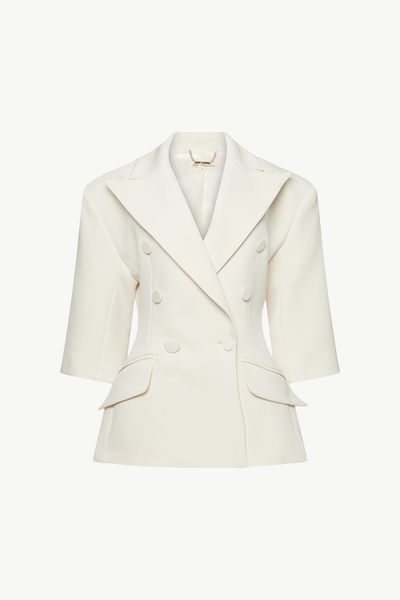 FITTED DOUBLE-BREASTED BLAZER