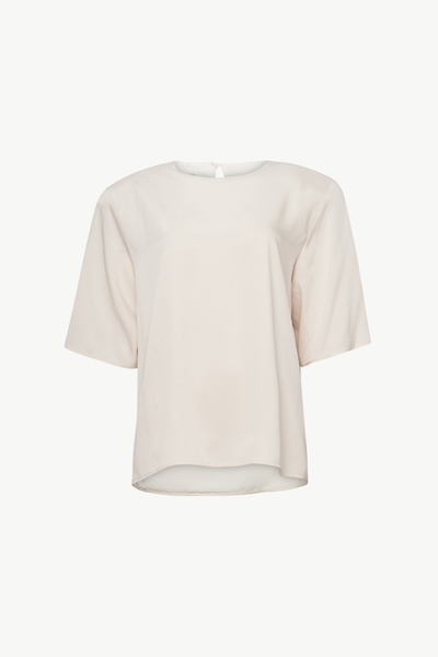 BOXY TOP WITH SHOULDER PADS
