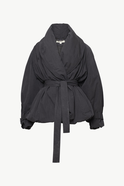 BELTED PUFFER JACKET