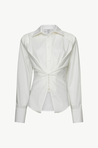 RUCHED WAIST SHIRT