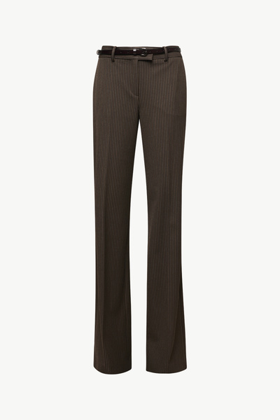 TROUSERS WITH LEATHER BELT